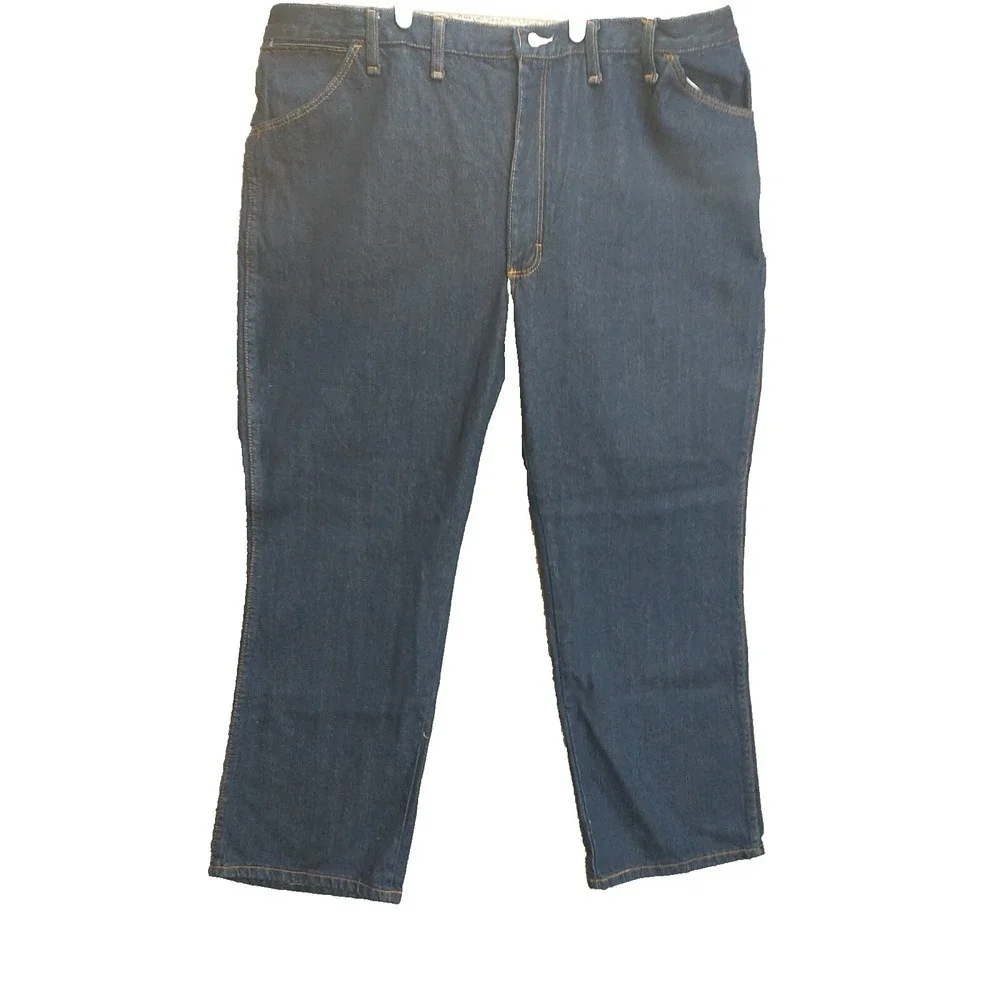 Red Kap Mens Workwear Jeans Dark Indigo Blue Cotton Denim PD54PW6 46 x 30